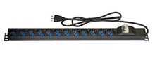 Carica l'immagine nel visualizzatore di Gallery, LINK LK10057 Multipresa Verticale a 12 Porte per Armadi Rack con... - Ilgrandebazar