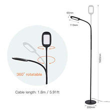 Carica l'immagine nel visualizzatore di Gallery, Lampada da terra, Tomshine 126 LED Pavimento a Stelo in...