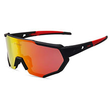Carica l'immagine nel visualizzatore di Gallery, X-TIGER Occhiali Ciclismo Polarizzati con 3 Lenti Nero e Rosso