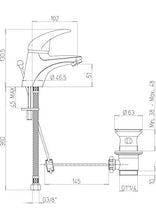 Carica l'immagine nel visualizzatore di Gallery, Paini - Mia 211 Rubinetto Miscelatore Bagno Monocomando con Scarico... - Ilgrandebazar