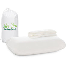 Carica l'immagine nel visualizzatore di Gallery, Cuscino VOLAR Aloe Vera in Memory-foam con carbone di bambù, cuscino Bianco