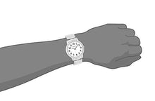 Carica l'immagine nel visualizzatore di Gallery, Ferretti Unisex | Orologio da polso classico con grandi Argento E Bianco - Ilgrandebazar
