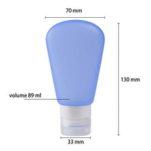 Carica l'immagine nel visualizzatore di Gallery, flintronic Bottiglie da Viaggio in Silicone,3 Pcs TSA Approvato Viaggio...