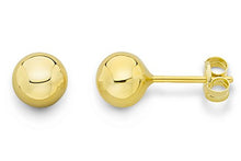 Carica l'immagine nel visualizzatore di Gallery, Miore Orecchini Donna Piccoli a Lobo Sfera Oro Giallo 9 Kt / 375 - Ilgrandebazar