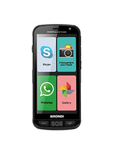 Carica l'immagine nel visualizzatore di Gallery, Brondi Amico Smartphone, telefono per anziani con app preinstallate, tasto...