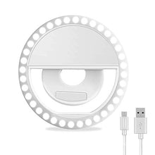Carica l'immagine nel visualizzatore di Gallery, Ring Light,Selfie Light Luce per Selfie ricaricabile con 36 LED bianca