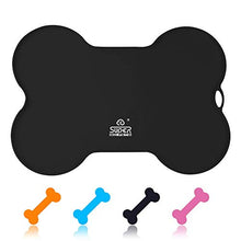 Carica l'immagine nel visualizzatore di Gallery, Super Design - Sottopentola in Silicone a Forma di Osso, Nero opaco.