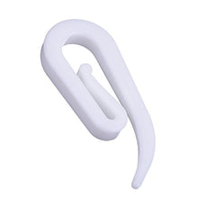 Carica l'immagine nel visualizzatore di Gallery, Outus 100 Pezzi Gancio Tenda Plastica Bianco 2.8 da 1.2 cm per di...