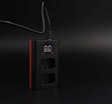 Carica l'immagine nel visualizzatore di Gallery, Baxxtar PRO (2x) compatibile con la batteria DUAL LCD-caricatore + 2x BLG10