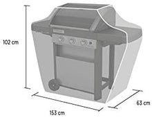 Carica l'immagine nel visualizzatore di Gallery, Campingaz Classic Copri Barbecue, Nero, XXL 153 x 63 x 107 cm