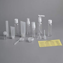 Carica l'immagine nel visualizzatore di Gallery, MYLL 14 Pezz Bottigliette da Viaggio Set per Aereo (Max.100ml), Contenitori...