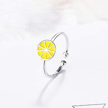 Carica l'immagine nel visualizzatore di Gallery, Chandler Anello Aperto in Argento 925 a Forma di Limone, per Ragazze,... - Ilgrandebazar
