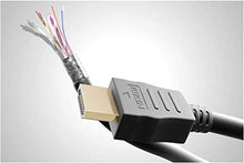 Carica l'immagine nel visualizzatore di Gallery, Goobay 69122 Cavo HDMI Standard con Ethernet, Dorato, Nero, 0.5m Lunghezza...