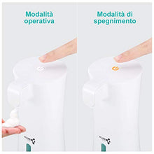 Carica l'immagine nel visualizzatore di Gallery, KLAS REMO Dispenser Sapone Automatico, 400ML Bianco(nuova Versione)