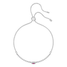 Carica l'immagine nel visualizzatore di Gallery, Swarovski Bracciale One, Cristallo Rosso, Rodiato, da Donna - Ilgrandebazar