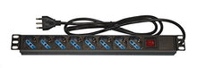Carica l'immagine nel visualizzatore di Gallery, Link LK10051 Multipresa da Rack 19" 8 Prese Universali con Interruttore... - Ilgrandebazar