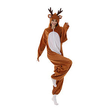 Carica l'immagine nel visualizzatore di Gallery, EraSpooky Costume da Alce di Natale per Adulti Costume Cosplay per la Vigilia di Natale Regali per Bambini