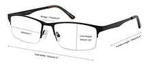 Carica l'immagine nel visualizzatore di Gallery, Amcedar 5-pack occhiali da lettura Uomo Mezza Cornice +2.00, 5 Colori Misti - Ilgrandebazar