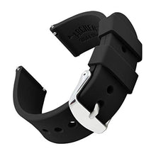 Carica l'immagine nel visualizzatore di Gallery, Archer Watch Straps | Ricambio di Cinturino Silicone per Uomo e 22mm, Nero - Ilgrandebazar