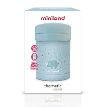 Carica l'immagine nel visualizzatore di Gallery, Thermos Portapappa Bèbè con ermetici 700 ml Miniland 89226 Thermetic Blu - Ilgrandebazar