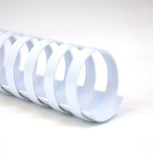Carica l'immagine nel visualizzatore di Gallery, GBC Dorsi plastici 21A 6mm 100pz - Bianco - 4028193 6 mm