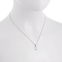 Carica l'immagine nel visualizzatore di Gallery, butterfly Bambine Ragazze Catena Argento 925 Swarovski Elements Originali...