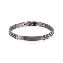 Carica l'immagine nel visualizzatore di Gallery, Gioiello BREIL collezione BLACK DIAMOND, BRACCIALE da UOMO in ACCIAIO... - Ilgrandebazar