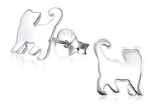 Carica l'immagine nel visualizzatore di Gallery, Laimons Kids Orecchini a pressione per bambini gioielli Gatto... - Ilgrandebazar
