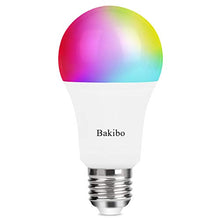 Carica l'immagine nel visualizzatore di Gallery, bakibo Lampadina Wifi Intelligente Led Smart Dimmerabile 9W 1000Lm, E27...