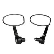 Carica l'immagine nel visualizzatore di Gallery, Yizhet 1 coppia Specchietti retrovisori moto nero Universali 7/8" 22mm... - Ilgrandebazar