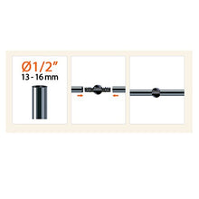 Carica l'immagine nel visualizzatore di Gallery, Claber 7806025 Accessori Rainjet Goccia 4 Raccordi Prolunga