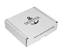 Carica l'immagine nel visualizzatore di Gallery, Skipper 7990 - Bracciale da Surf in Acciaio Inox, con Nodi, Colore: Blu Scuro