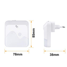 Carica l'immagine nel visualizzatore di Gallery, Luce Notturna LED, Plug-and-Play regolabile Lampada notturna con sensore di... - Ilgrandebazar