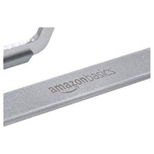 Carica l'immagine nel visualizzatore di Gallery, AmazonBasics - Supporto richiudibile in alluminio per PC portatili Argento