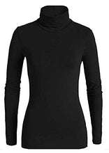 Carica l'immagine nel visualizzatore di Gallery, dolcevita donna JADEA cotone elasticizzato art.4267 L-XL, Nero - Ilgrandebazar