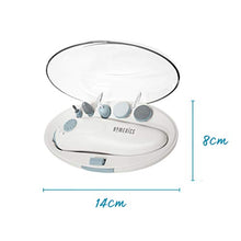 Carica l'immagine nel visualizzatore di Gallery, Homedics Manicure e Pedicure Portatile con 5 Accessori Professionali e 2... - Ilgrandebazar