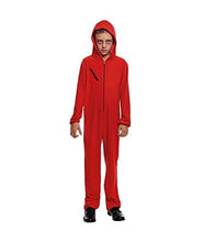 Carica l'immagine nel visualizzatore di Gallery, La casa di carta Costume di Carnevale con Cerniera Rossa per 5-6 anni, Rosso - Ilgrandebazar