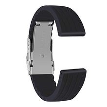 Carica l'immagine nel visualizzatore di Gallery, Ullchro Cinturini Orologi Impermeabile Bracciale Donna 22mm, Nero - Ilgrandebazar