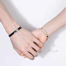 Carica l'immagine nel visualizzatore di Gallery, JewelryWe Bracciale da Uomo Donna Amore Amanti Braccialetto Coppia per 2 Pcs - Ilgrandebazar