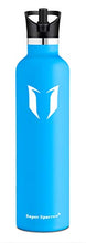 Carica l'immagine nel visualizzatore di Gallery, Super Sparrow Bottiglia d'Acqua con Isolamento a Vuoto 1000ml-32oz, Cielo Blu