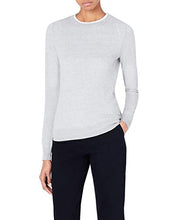 Carica l'immagine nel visualizzatore di Gallery, Marchio Amazon - MERAKI Pullover Lana Merino 42, Grigio (Light Grey Marl) - Ilgrandebazar