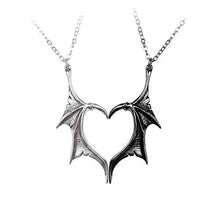 Carica l'immagine nel visualizzatore di Gallery, Alchemy Gothic Darkling Heart Pendenti di amicizia - Ilgrandebazar