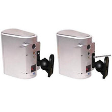 Carica l'immagine nel visualizzatore di Gallery, Techly 309692 Coppia Staffe Speakers a Parete Universali Regolabili Nero