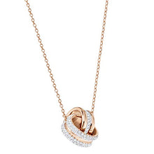 Carica l'immagine nel visualizzatore di Gallery, Swarovski Pendente Further, Piccolo, Bianco, Placcato Oro Rosa - Ilgrandebazar