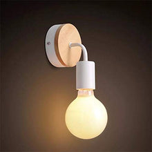 Carica l'immagine nel visualizzatore di Gallery, JINYU Retro industriale rustico lampada da parete in metallo 2 Pacchi, Bianco - Ilgrandebazar