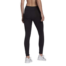 Carica l'immagine nel visualizzatore di Gallery, adidas Essentials High-Waisted Logo Leggings Leggings, Black/White, M Donna