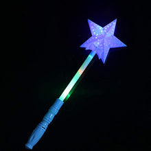Carica l'immagine nel visualizzatore di Gallery, STOBOK Bacchette magiche Luminose LED Forma Stelle Bacchetta Come mostrato