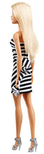 Carica l'immagine nel visualizzatore di Gallery, Mattel Barbie 60° Anniversario, Bambola con Vestito a Righe Bianco e Nero,... - Ilgrandebazar