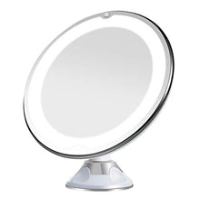 Carica l'immagine nel visualizzatore di Gallery, Aphrodite Specchio bagno Trucco Portatile con ingrandimento 10 X, Luce LED,... - Ilgrandebazar