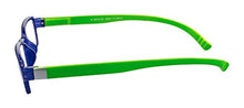 Carica l'immagine nel visualizzatore di Gallery, Edison &amp; King Occhiali da Lettura con Stanghette +1,50 diottrie, blu-verde - Ilgrandebazar